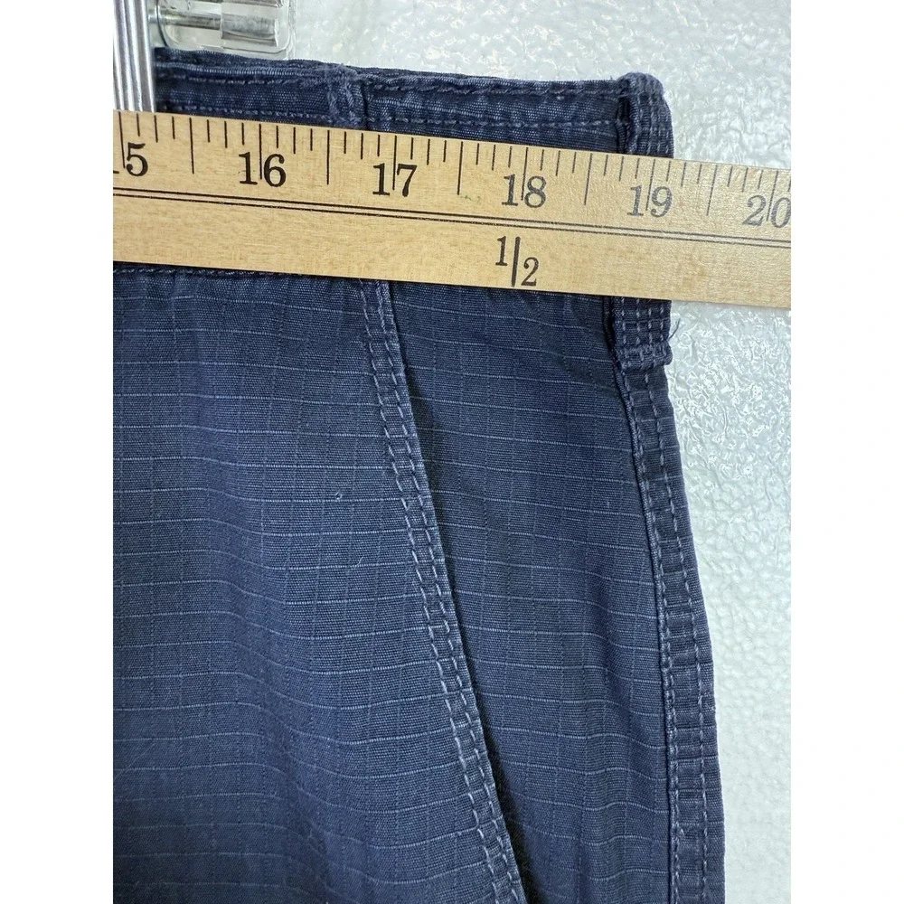 Izod Saltwater Cargo Shorts Men's 38 x 10.5 Blue Flex Stretch Fishing Outdoor - Picture 6 of 6